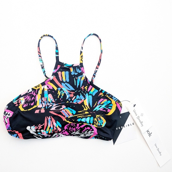 Vera Bradley Butterfly Reversible Bikini Top - Picture 2 of 6